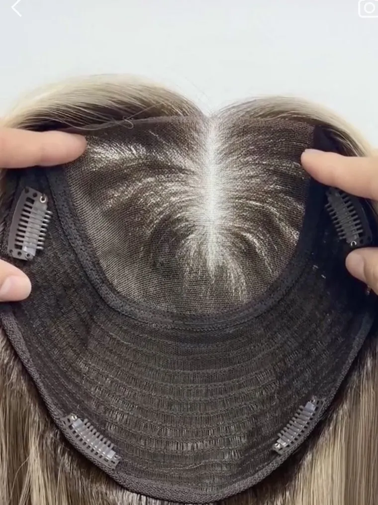 Breathable lace hair topper base
