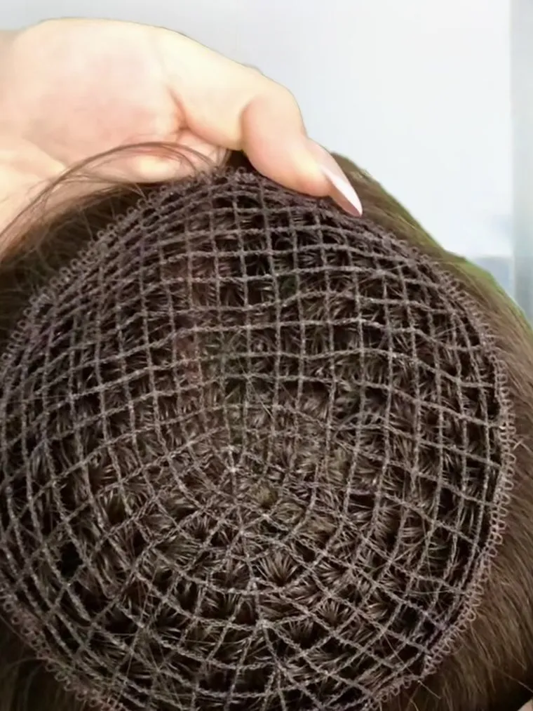 Fishnet mesh topper base